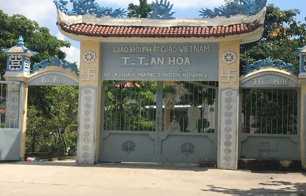an hoa temple thao dien life | history of thao dien